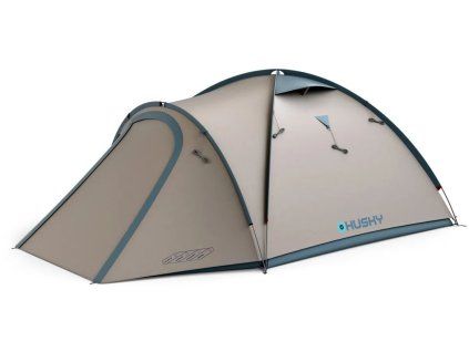 Husky Kempingový stan pro 4 osoby Bizon 4 Classic light grey
