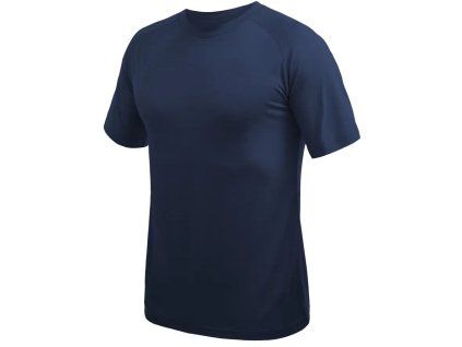 SENSOR MERINO ACTIVE NO LOGO pánské triko kr.rukáv raglan deep blue