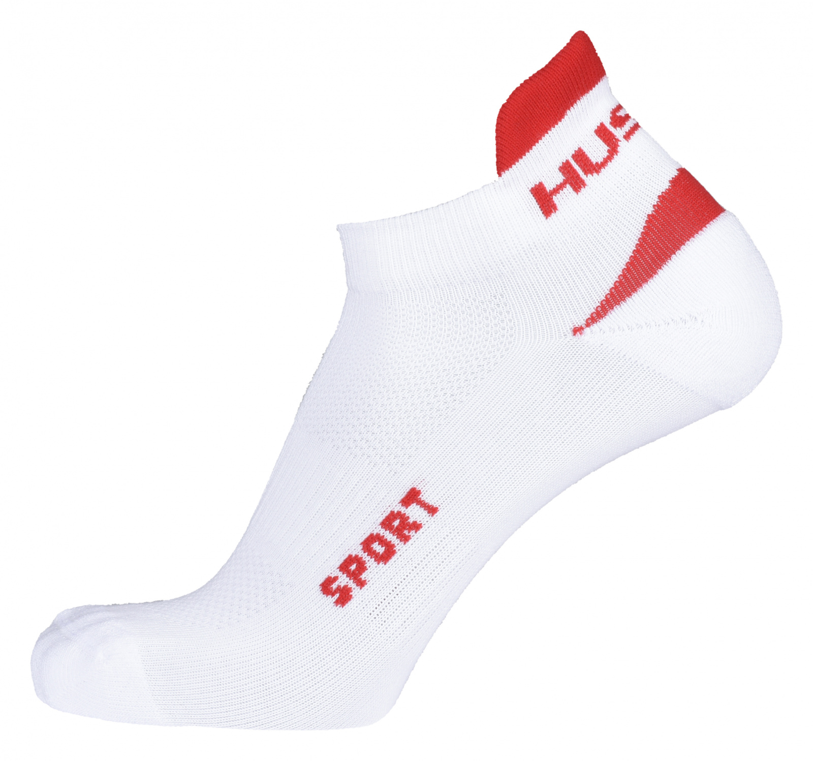 Husky Ponožky Sport biela / červená Veľkosť: M (36-40)