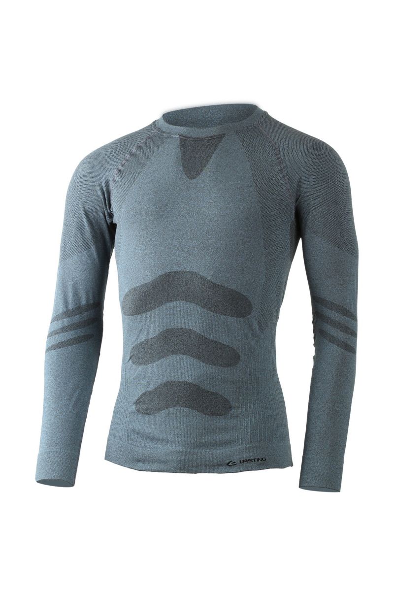 Lasting APOL 5890 modrá termo bezšvové tričko Veľkosť: L/XL