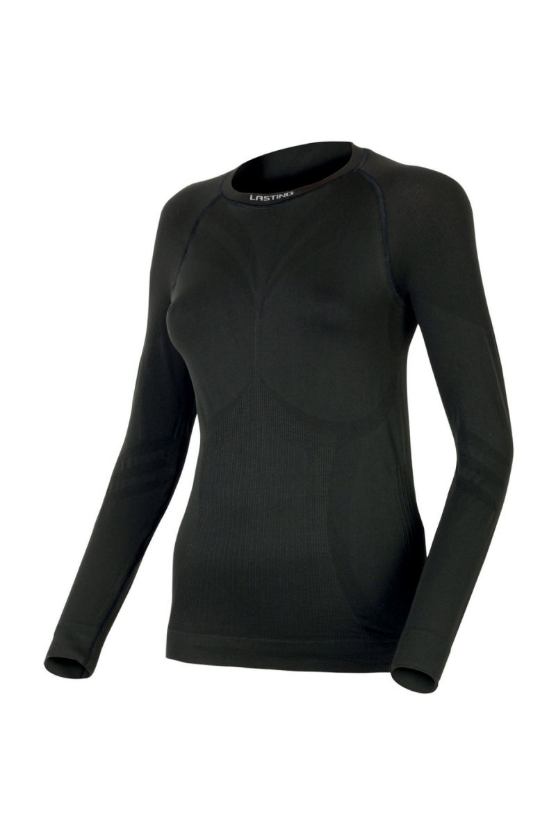 Lasting ATALA 9090 čierna termo bezšvové tričko Veľkosť: L/XL