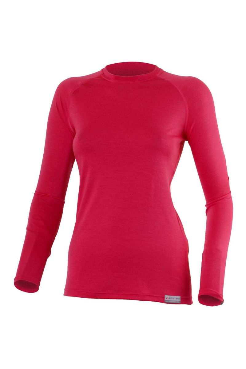 Lasting Atila 4747 ružové vlnené merino triko Veľkosť: M 8595067802916