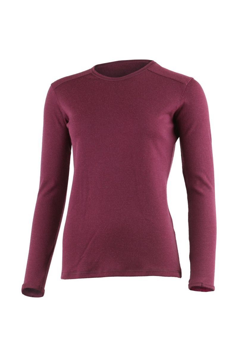 Lasting BELA 3838 dámska merino mikina vínová Veľkosť: XL 8595067874715