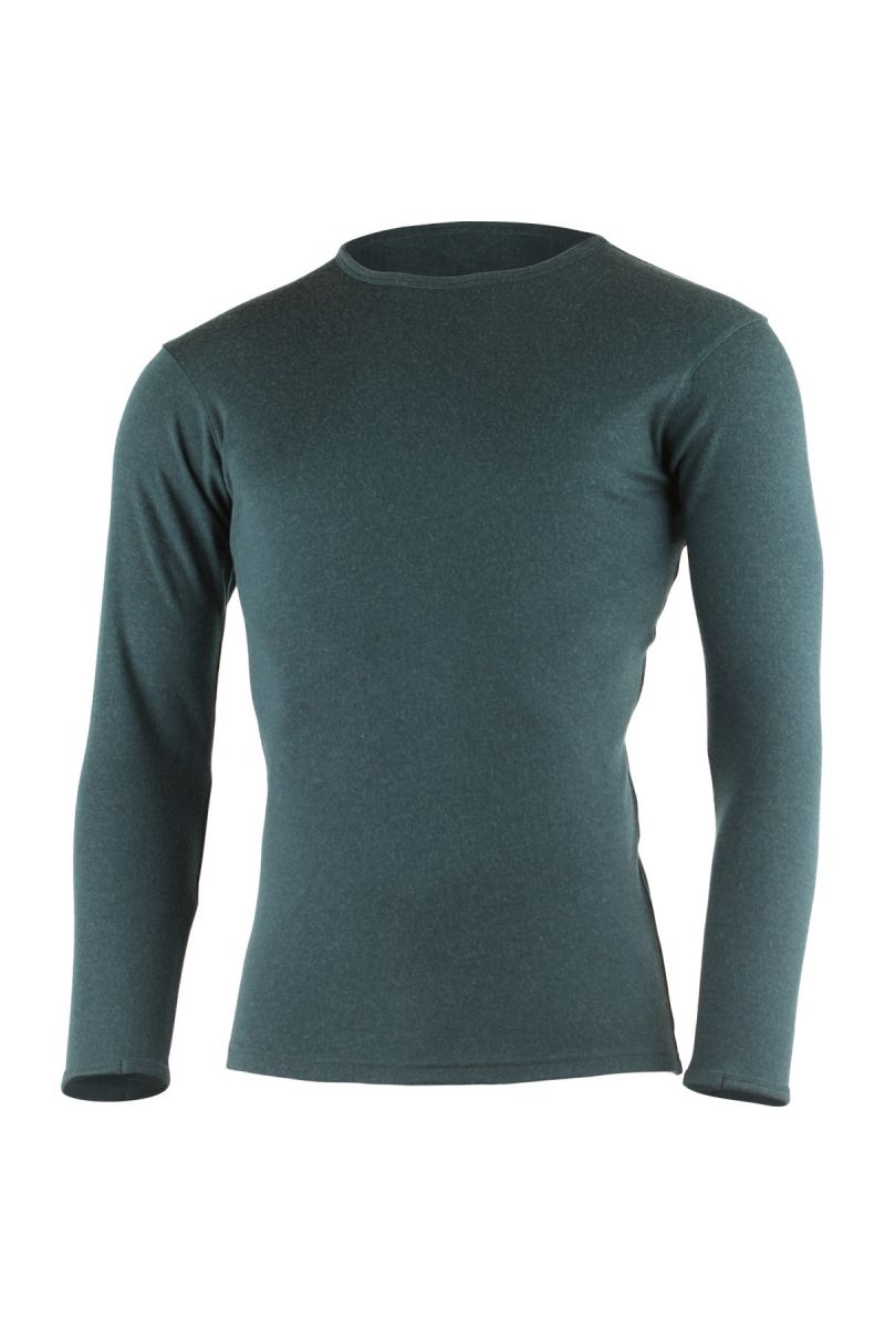 Lasting BELO 5757 petrolejová vlnená merino mikina Veľkosť: L