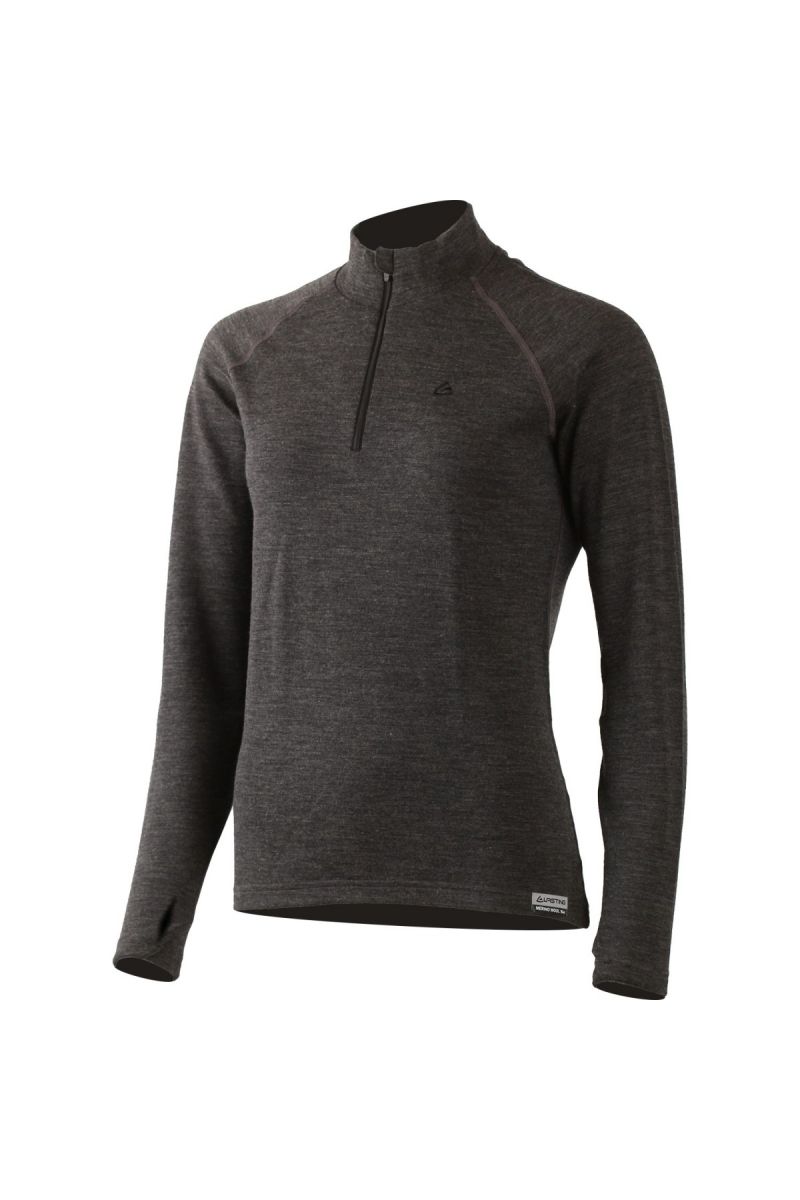 Lasting dámska merino mikina LAURA 8169 sivá Veľkosť: M 8596445003994