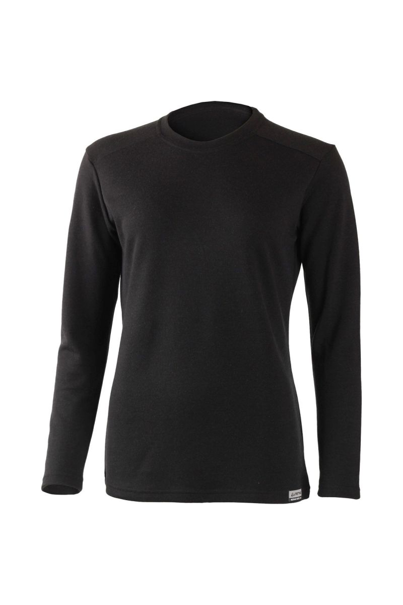 Lasting dámska merino mikina LOTA 9090 čierna Veľkosť: L 8596445006711
