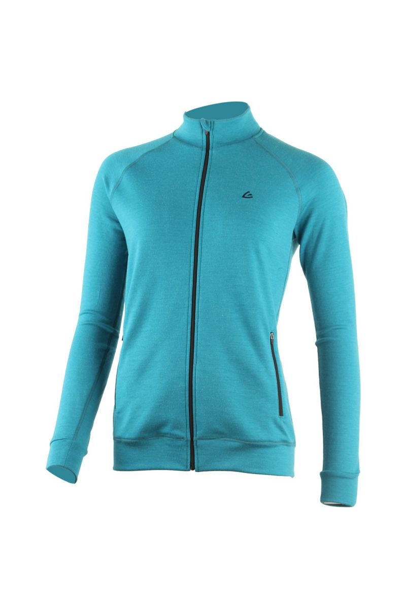 Lasting dámska merino mikina mole modrá Veľkosť: S 8595067897455