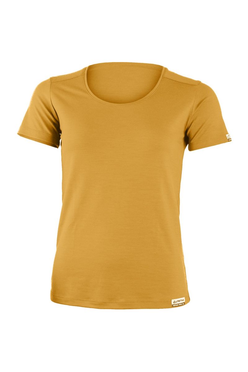 Lasting dámske merino triko IRENA horčicová Veľkosť: L 8596445032154