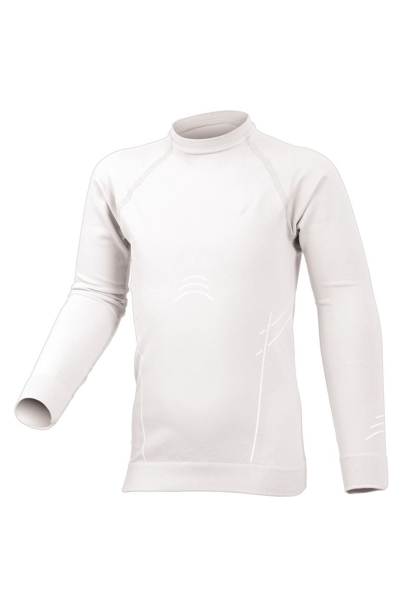 Lasting DARIO 0101 biele Termo bezšvové tričko Veľkosť: 134-146