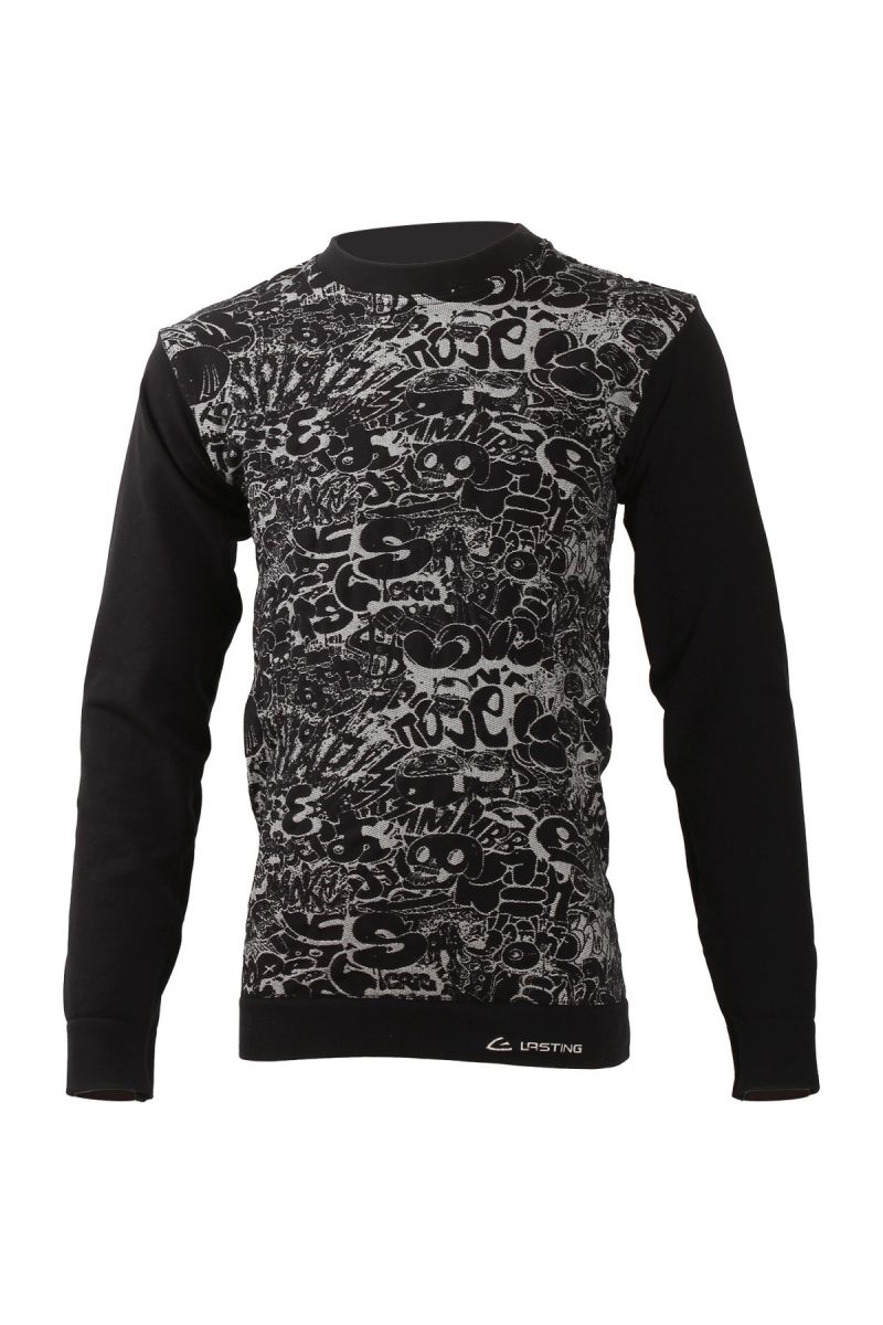 Lasting detské funkčné tričko GRAF čierne Veľkosť: 146-157