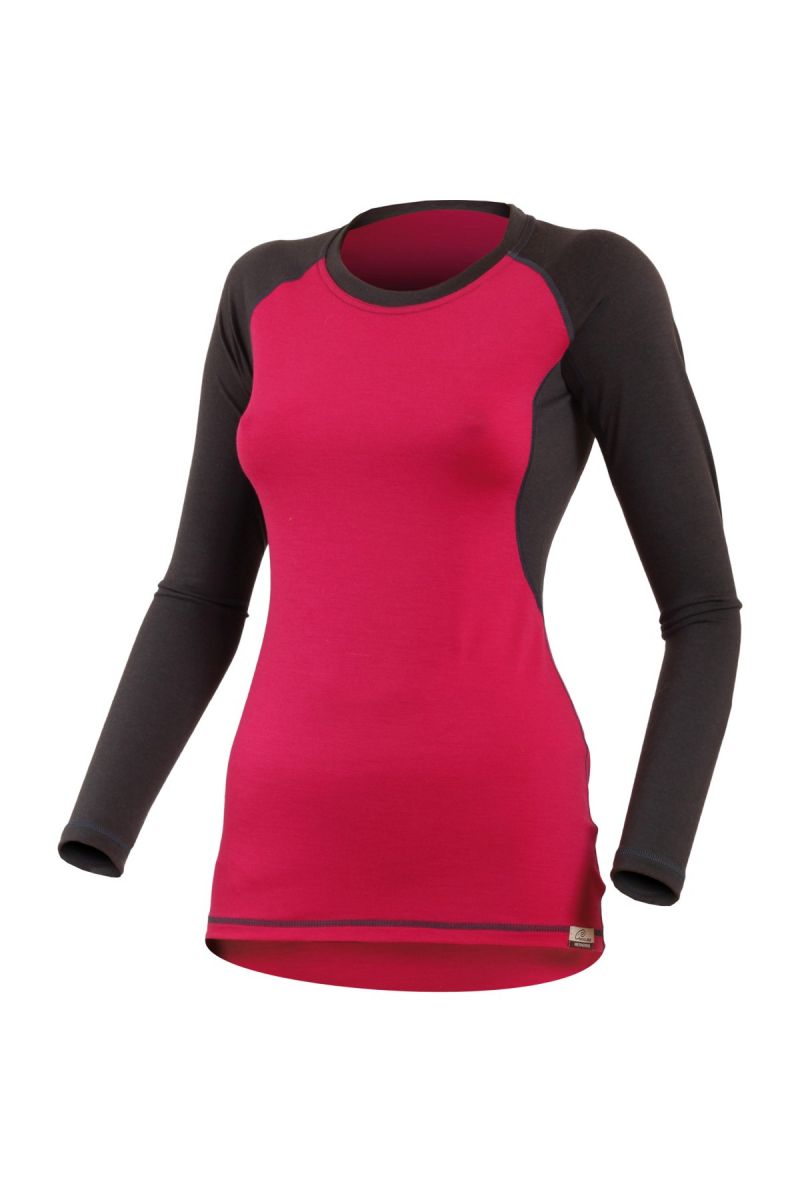 Lasting DITA 4788 ružové vlnené merino triko Veľkosť: L 8595067802411