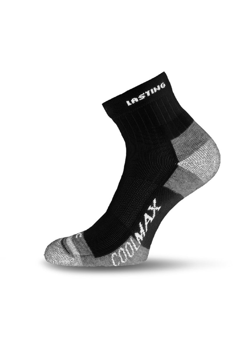Lasting funkčné bežecké ponožky RNC čierne Veľkosť: (34-37) S