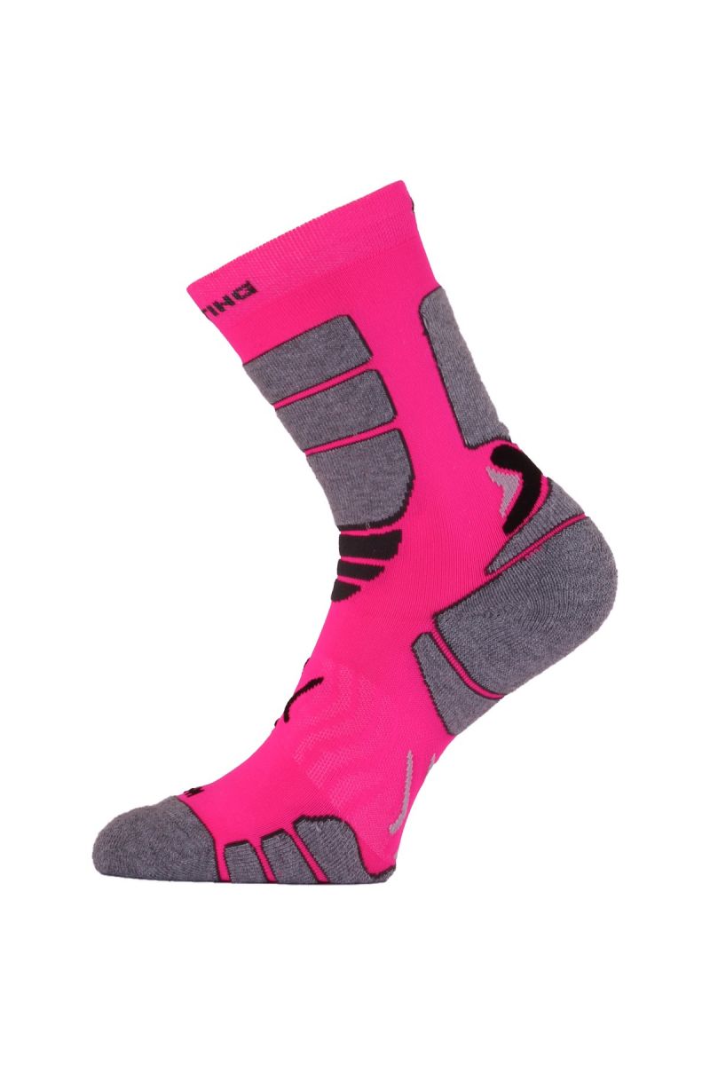 Lasting ILR 408 ružová Stredne dlhá inlinová ponožka Veľkosť: (42-45) L