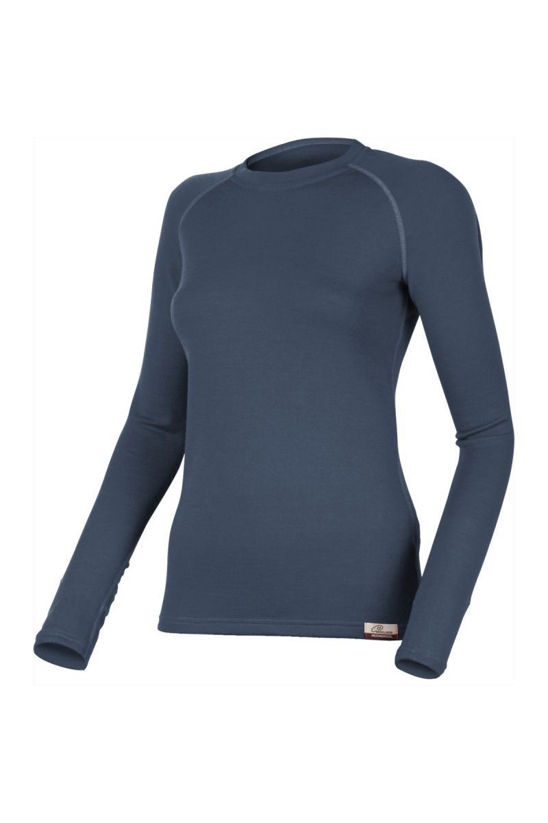 Lasting LENA 5656 modrá vlnené Merino triko Veľkosť: L