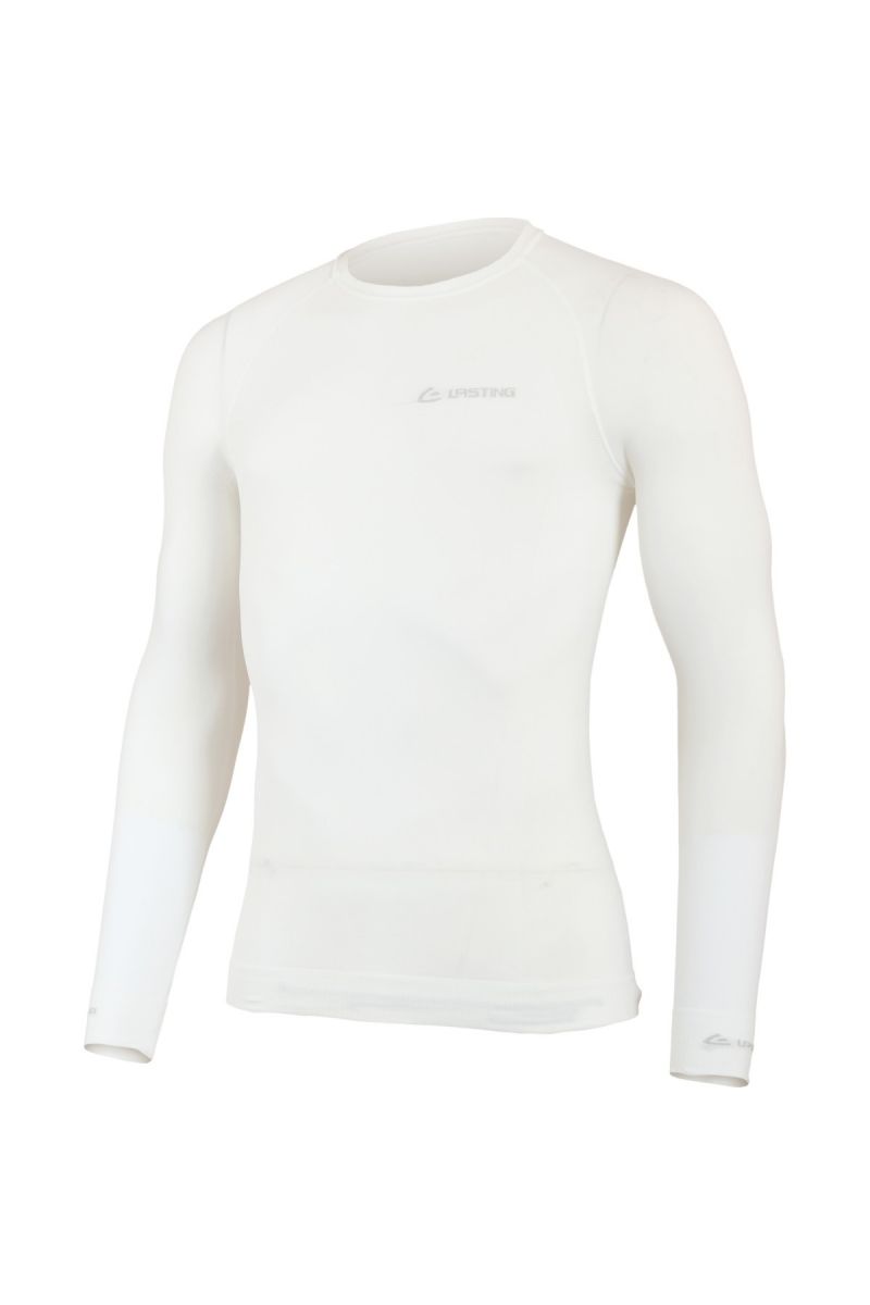 Lasting Marby 0180 biela bezšvové tričko Veľkosť: L/XL