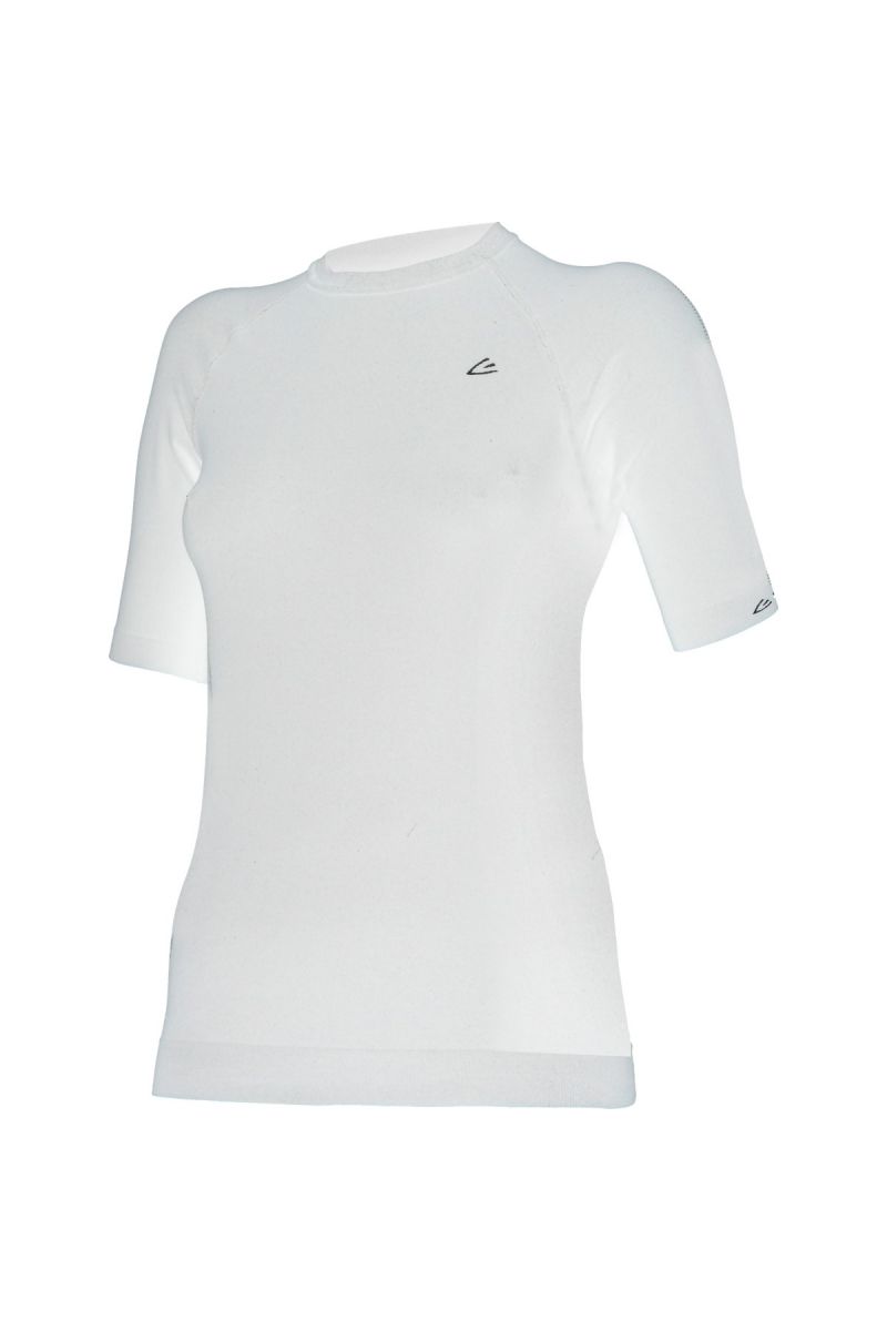 Lasting MARICA 0108 biela termo bezšvové tričko Veľkosť: XXS/XS