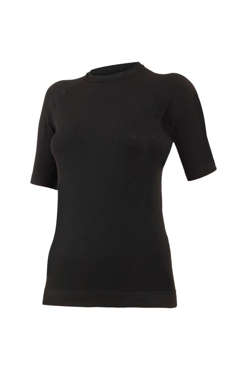 Lasting MARICA 9090 čierna termo bezšvové tričko Veľkosť: L/XL