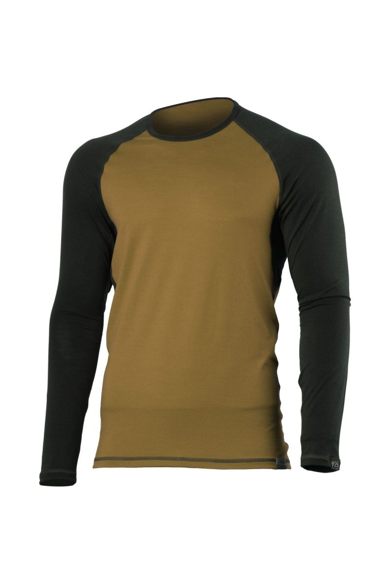 Lasting MARIO 6880 pieskové pánske vlnené merino triko Veľkosť: M