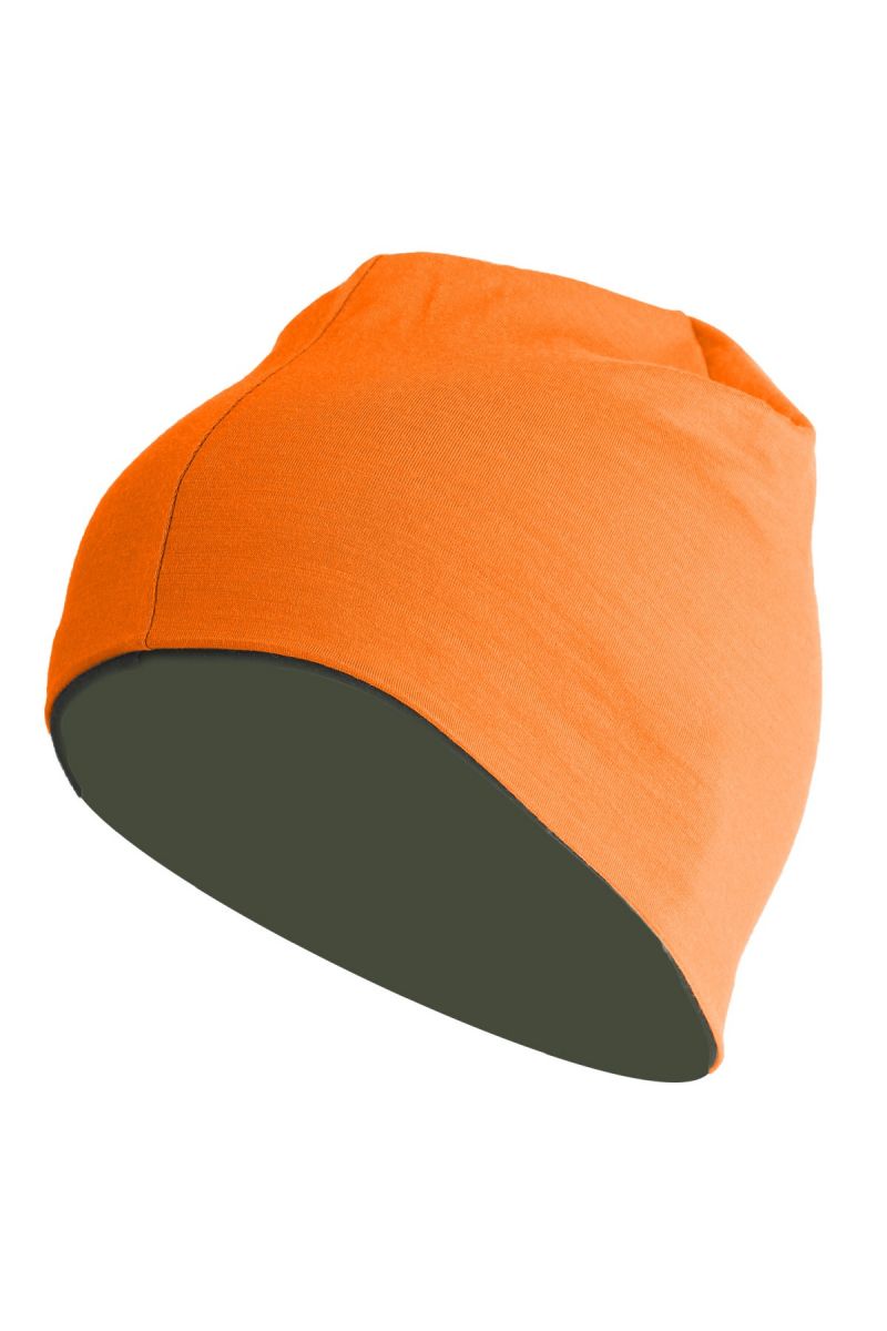 Lasting merino čiapka BONY 2262 oranžovo zelená Veľkosť: S/M