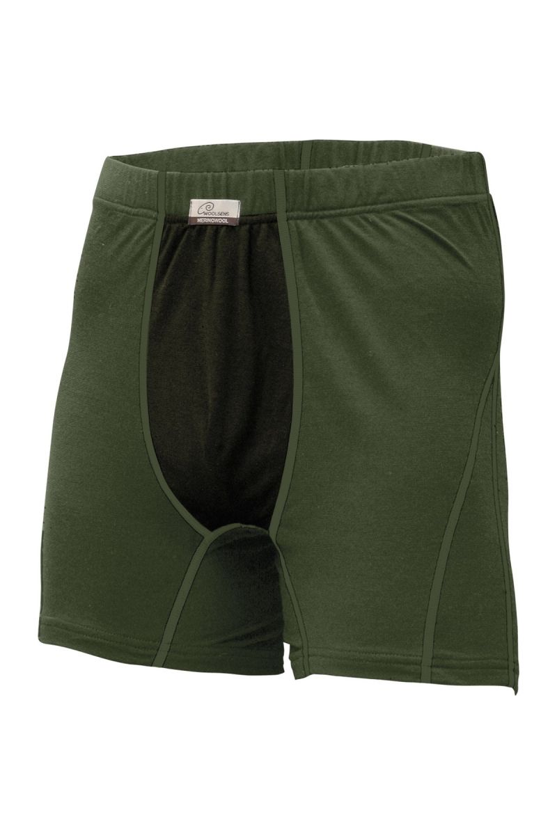 Lasting NICO + 6290 zelená vlnené Merino Boxerky Veľkosť: M