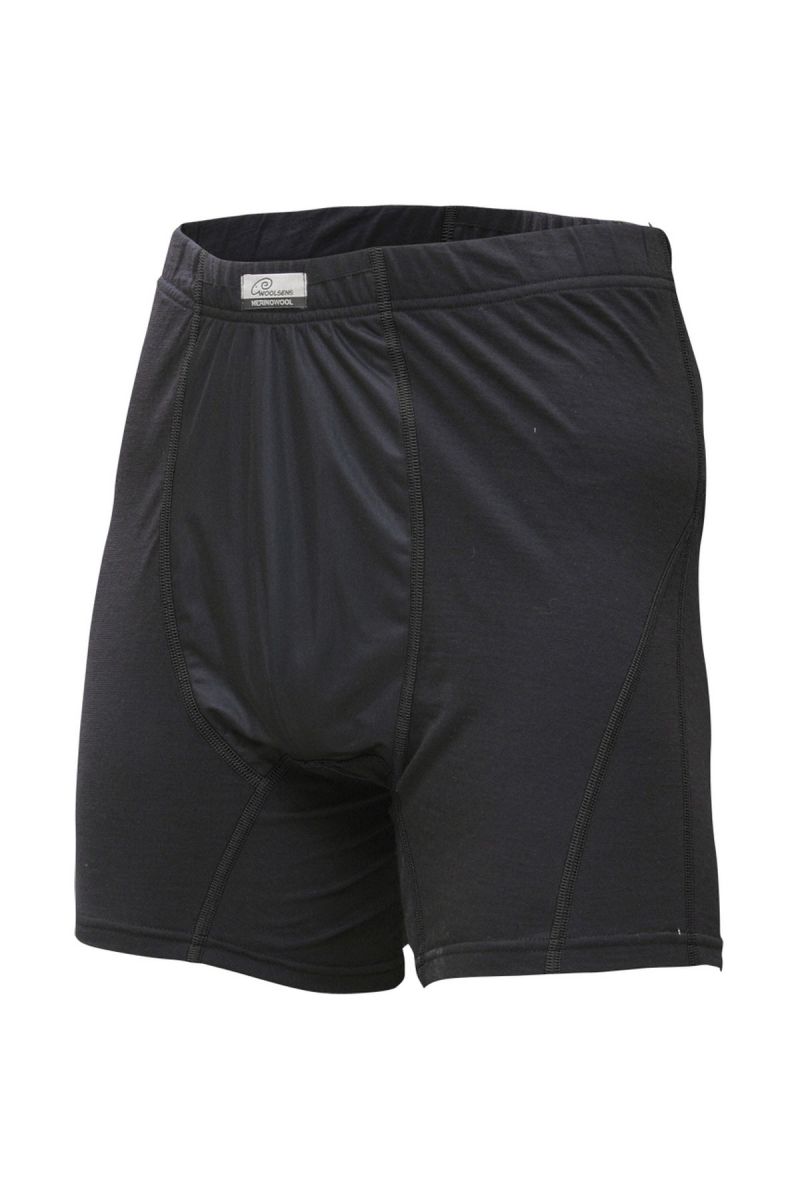 Lasting NICO + 9090 čierna vlnené Merino Boxerky Veľkosť: S