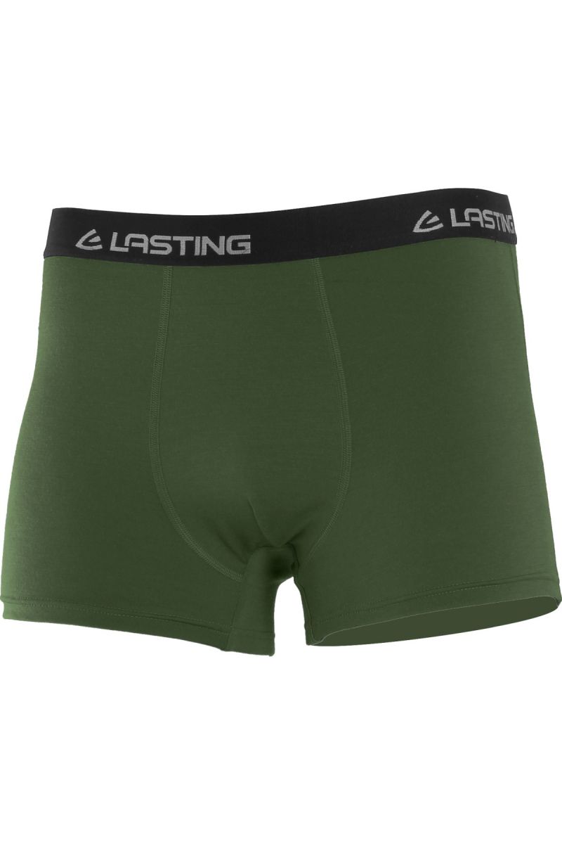 Lasting Noro 6262 zelené vlnené merino boxerky Veľkosť: L