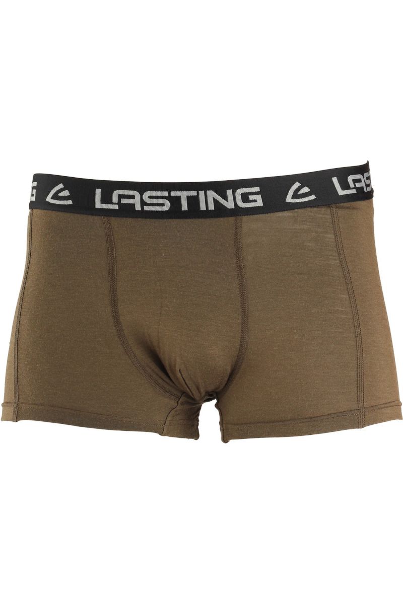 Lasting Noro 6363 zelené vlnené merino boxerky Veľkosť: L-