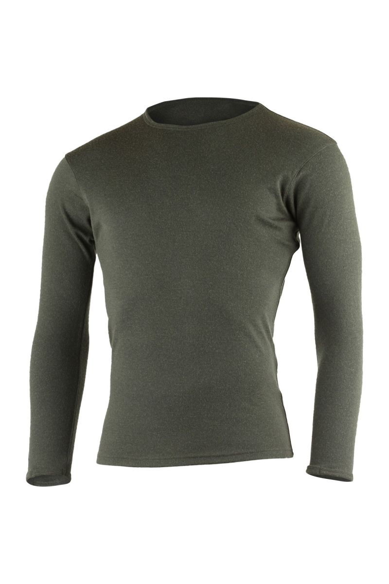 Lasting pánska merino mikina BELO 6969 zelená Veľkosť: XL