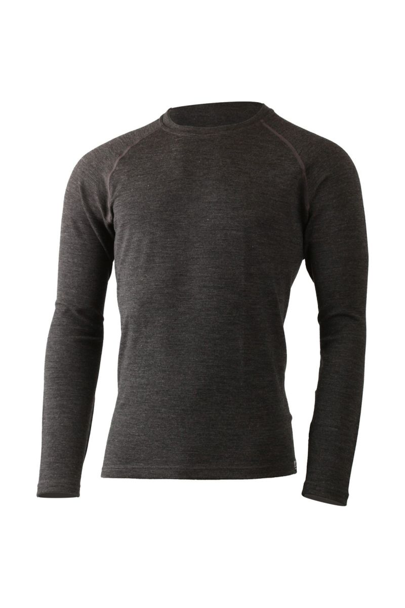 Lasting pánska merino mikina WITY 8169 sivá Veľkosť: L