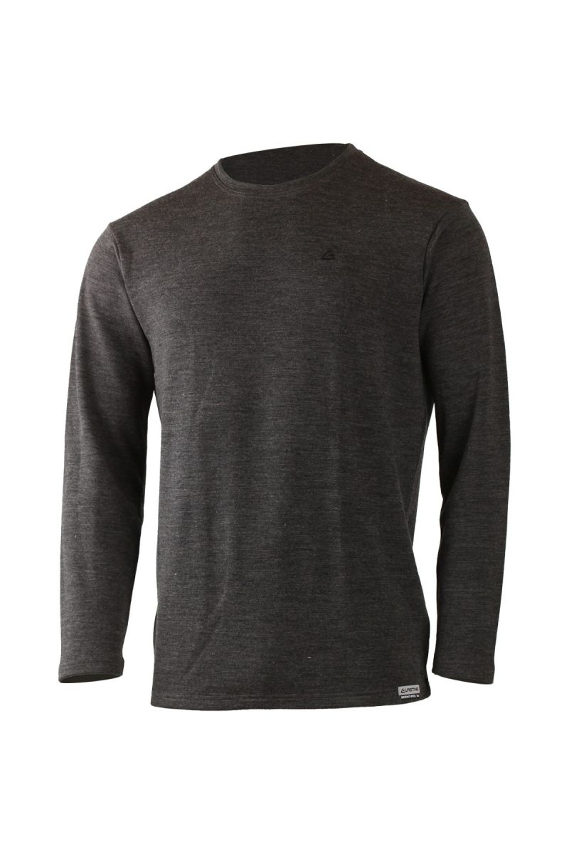 Lasting pánska merino mikina WOLK 8169 sivá Veľkosť: L 8596445003871