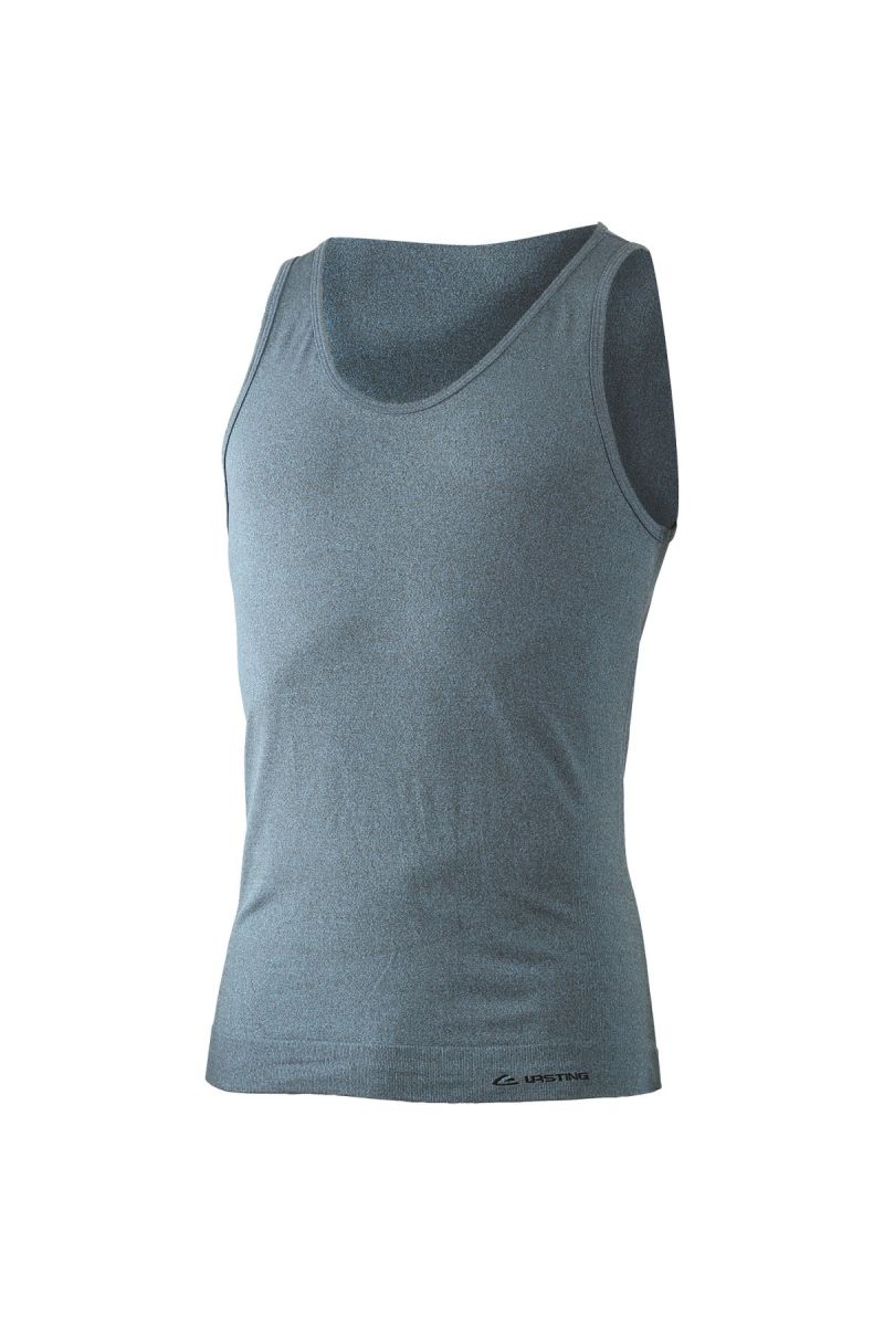 Lasting pánske funkčné tielko MOK modrý melír Veľkosť: L/XL