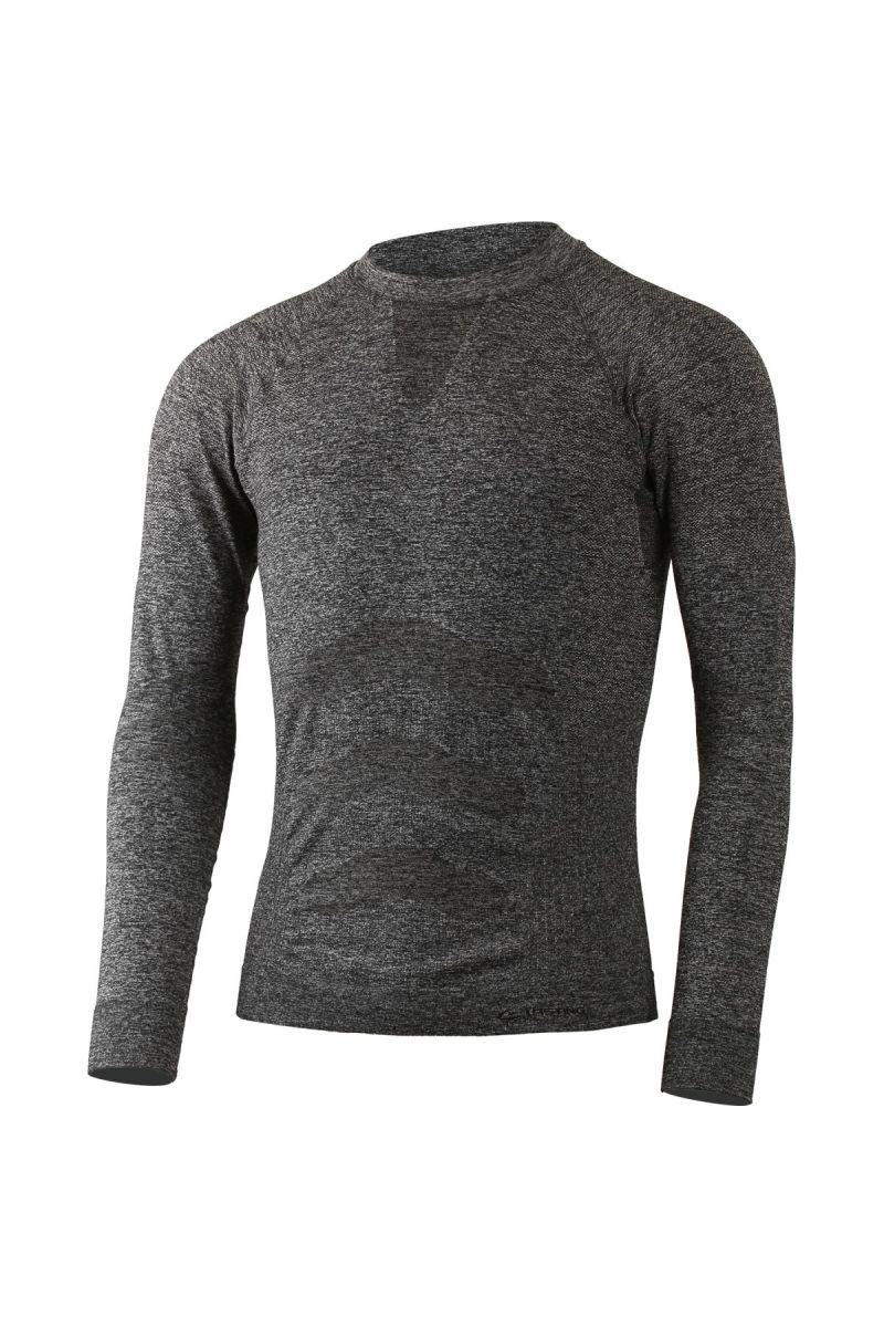 Lasting pánske funkčné tričko APOL sivý melír Veľkosť: L/XL