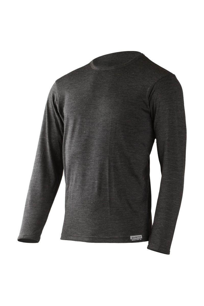 Lasting pánske merino tričko ALAN 8169 sivé Veľkosť: M