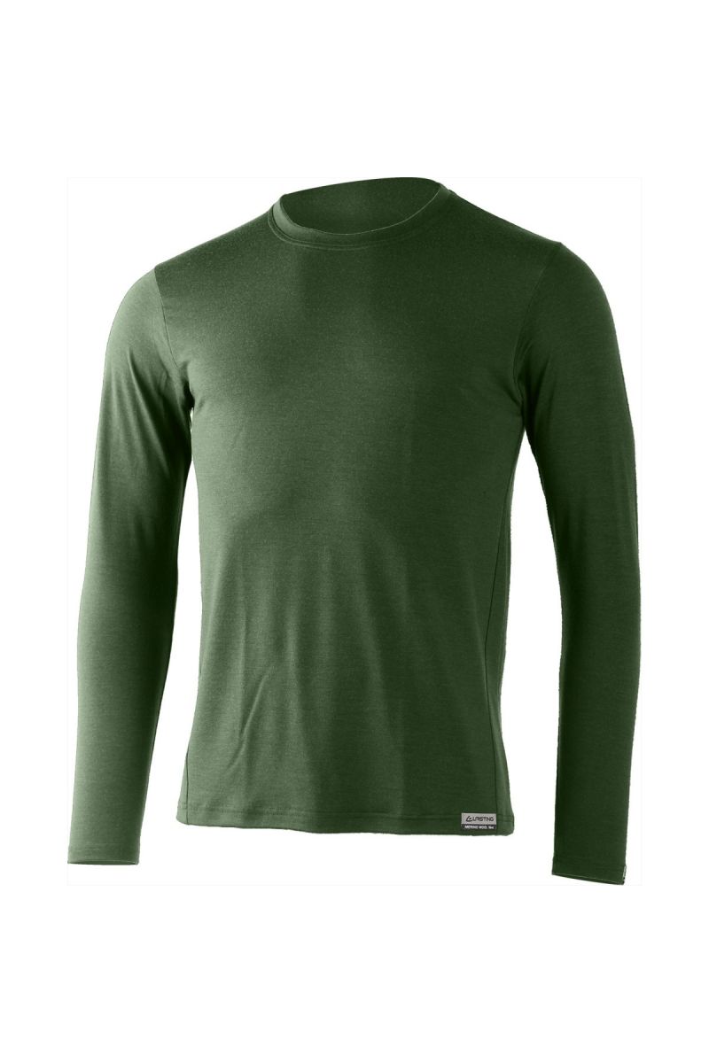 Lasting pánske merino tričko ALAN 6262 zelené Veľkosť: L