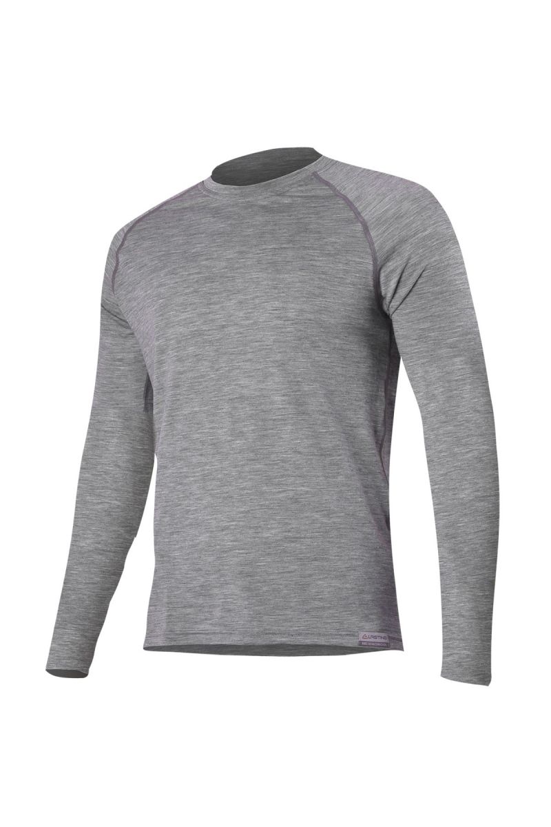 Lasting ATAR 8484 šedej vlnené merino triko Veľkosť: XXXL 8595067834009