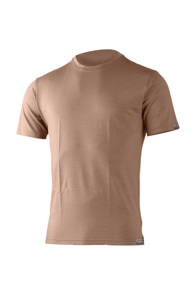 Lasting pánske merino tričko CHUAN 7474 béžové Veľkosť: L