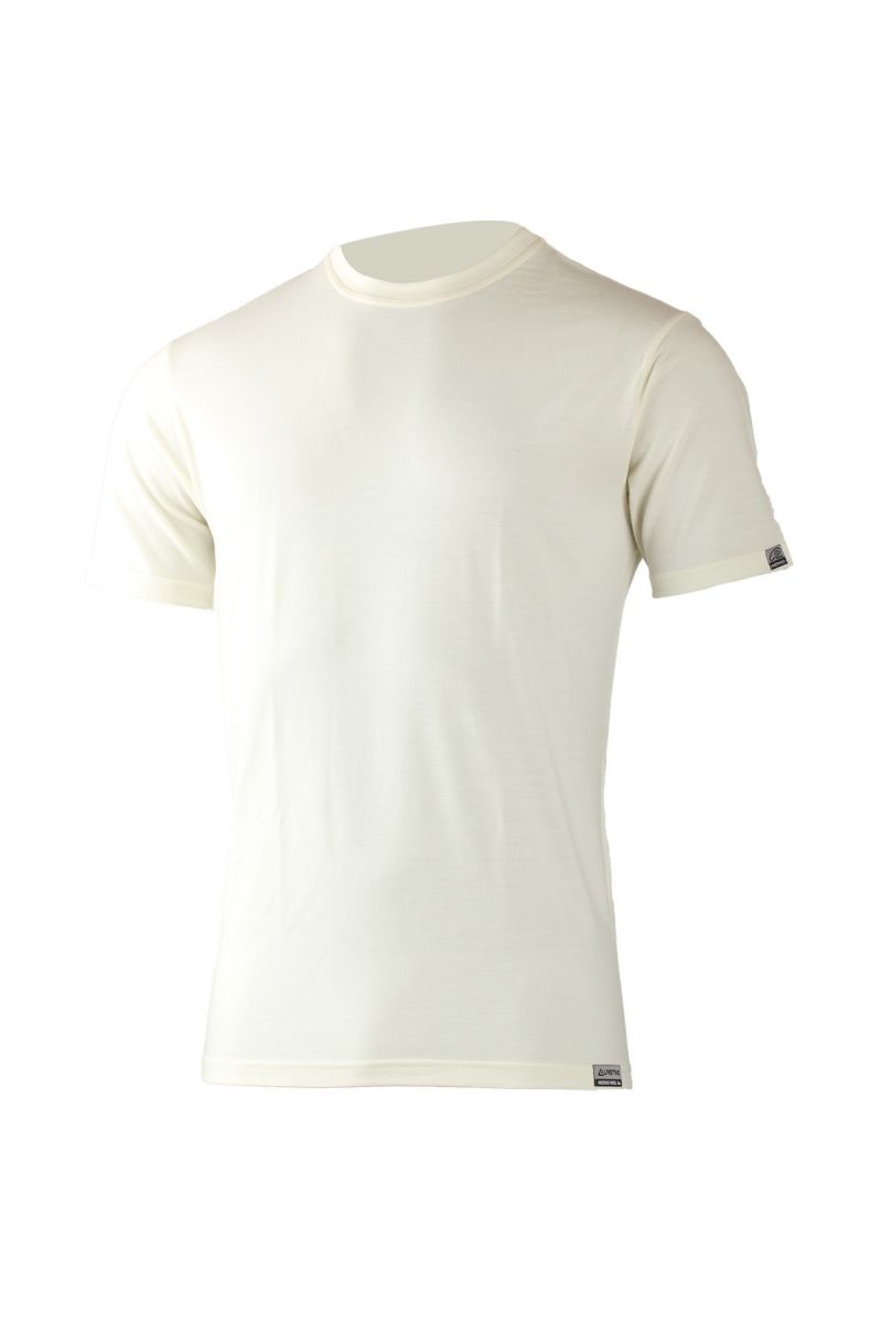 Lasting pánske merino tričko CHUAN 0101 biela Veľkosť: XL