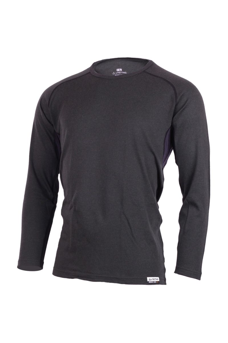 Lasting pánske merino triko MARIO šedej Veľkosť: XXL