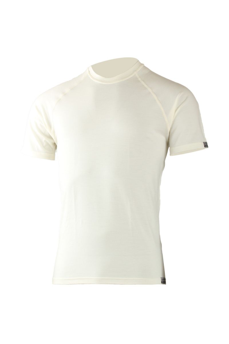 Lasting pánske merino tričko QUIDO 0101 biele Veľkosť: XL
