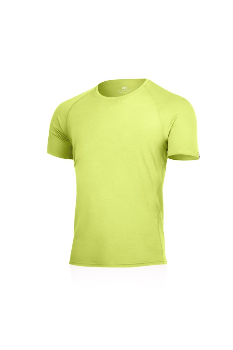 Lasting pánske merino tričko QUIDO 2323 žlté Veľkosť: XL