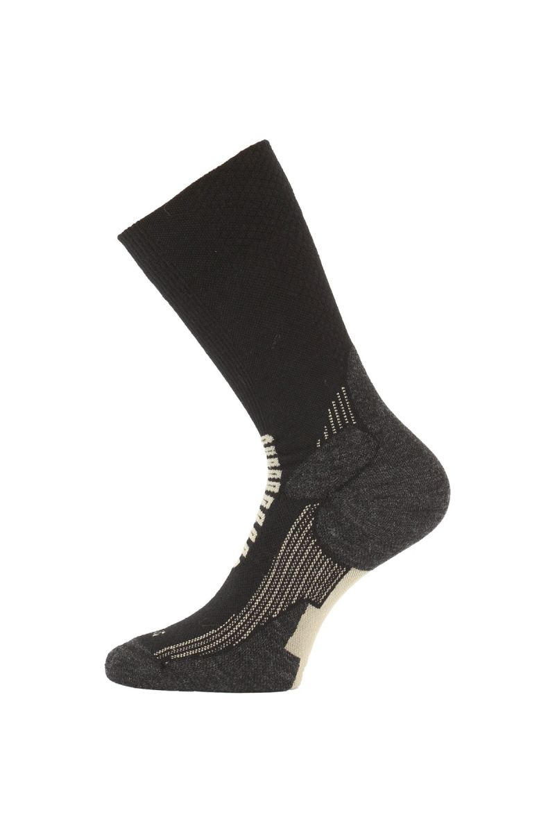 Lasting SCA 907 čierne lyžiarske ponožky Veľkosť: (38-41) M