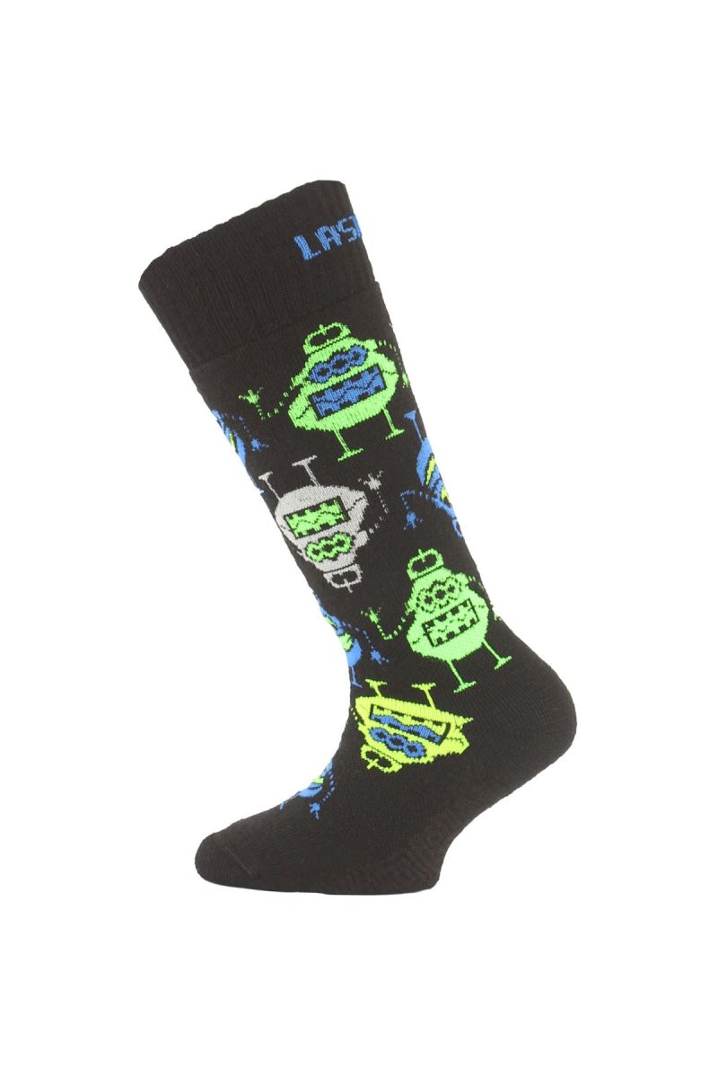 Lasting SJE 956 čierna detské ponožky Veľkosť: (34-37) S