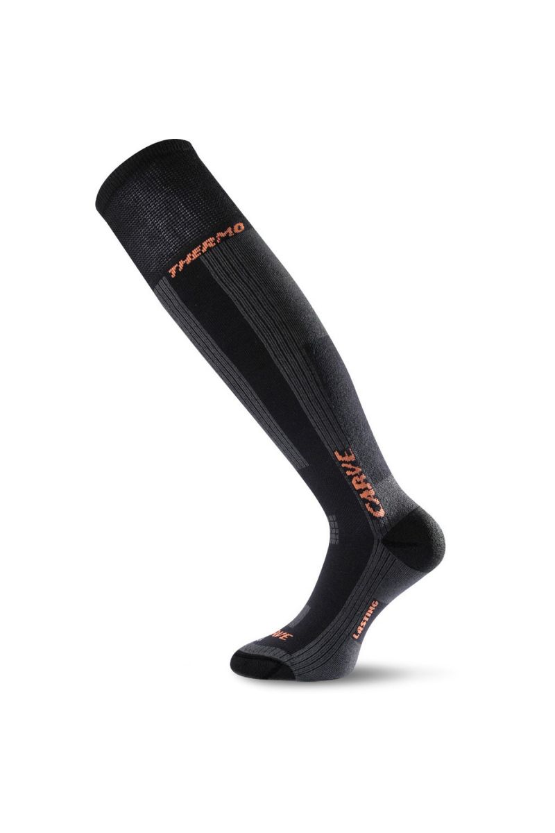 Lasting SKG 808 sivá Lyžiarska ponožka Veľkosť: (46-49) XL