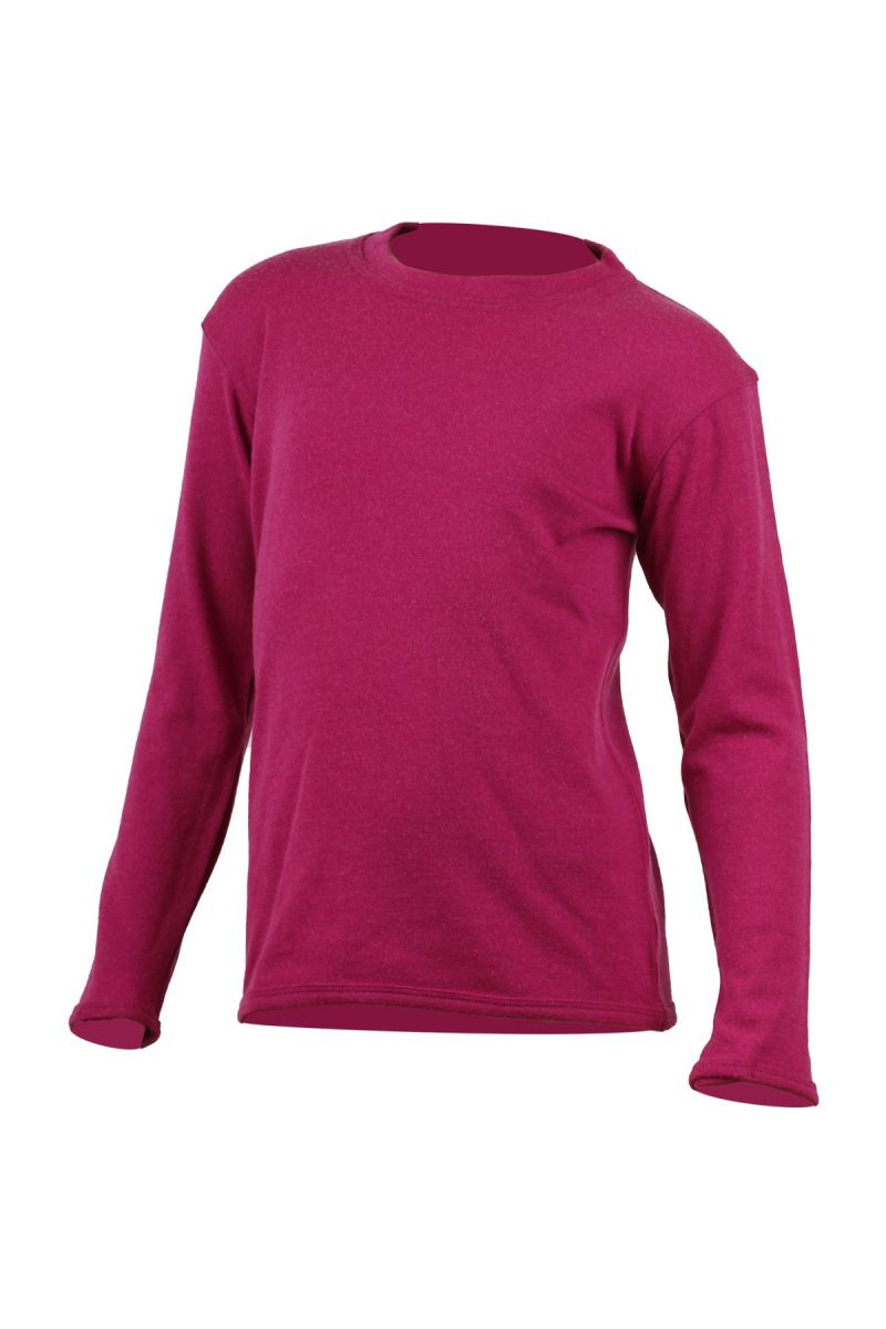 Lasting snop 4545 ružová vlnená merino mikina Veľkosť: 120