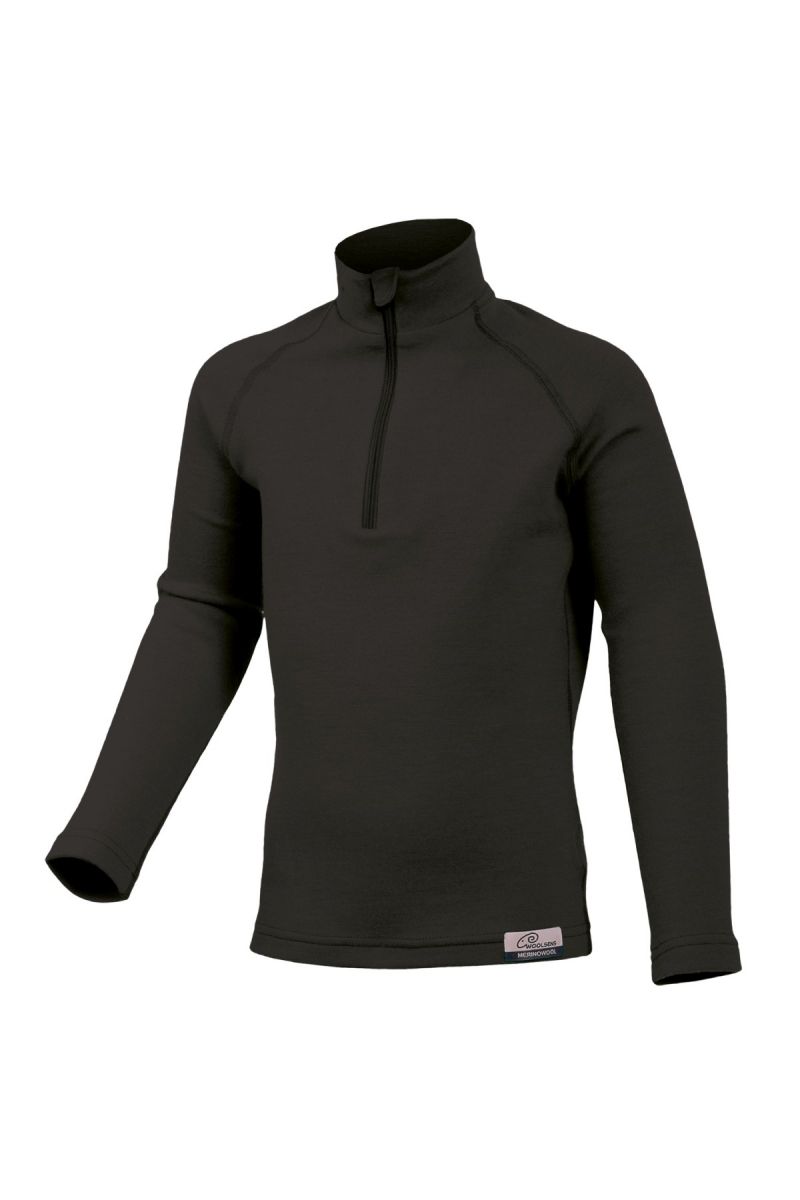 Lasting SOLY 9099 čierna Merino mikina Veľkosť: 100