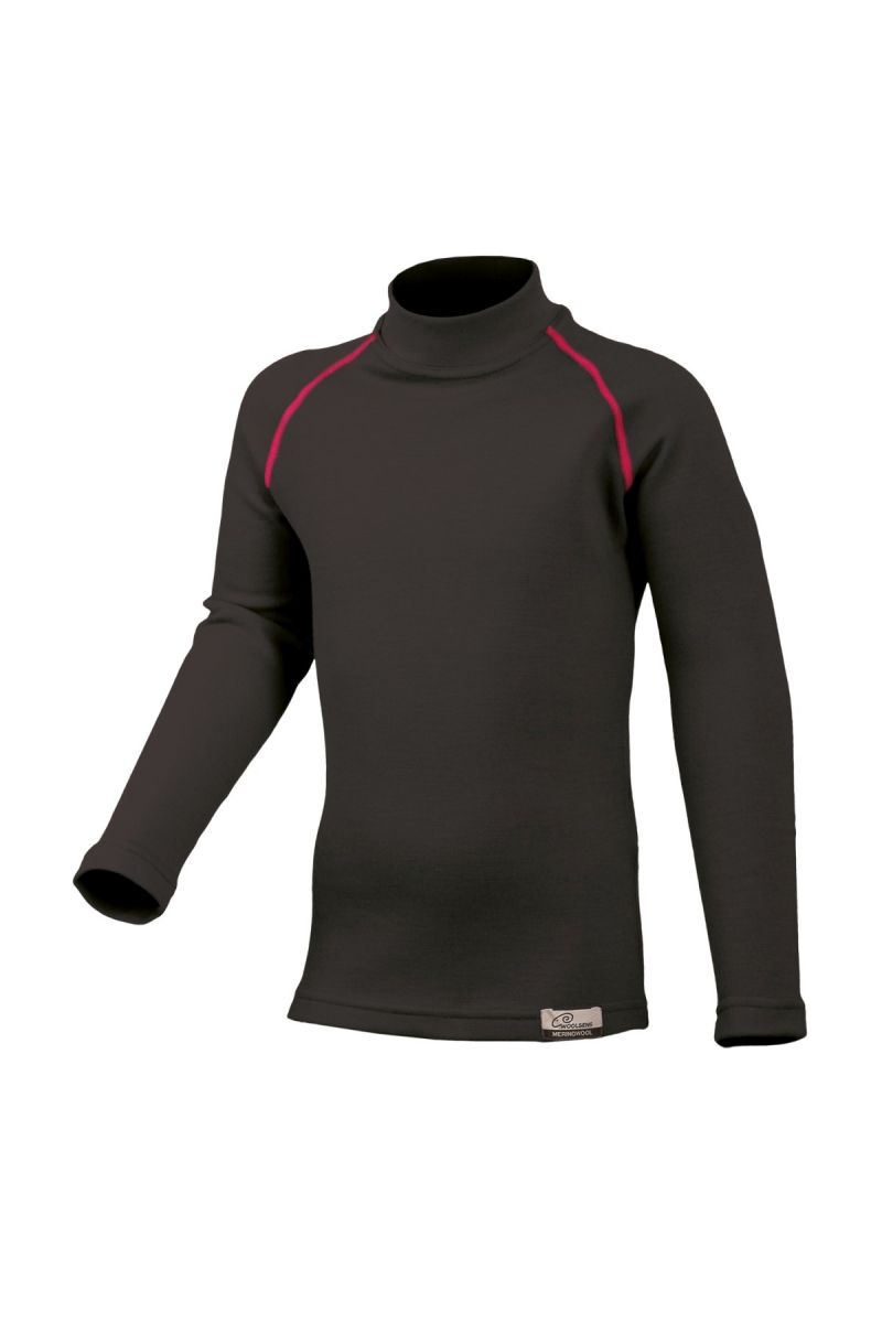 Lasting SONY 9047 čierne Vlnené Merino triko Veľkosť: 100