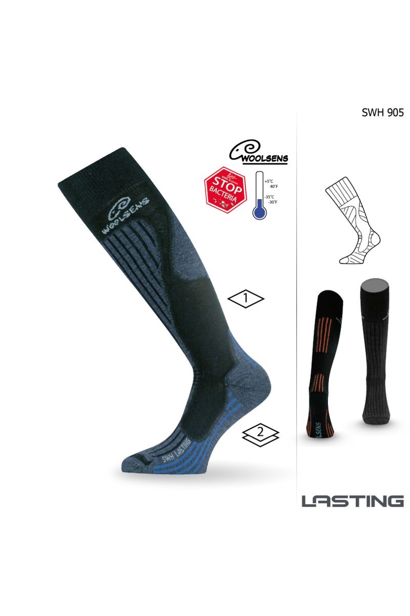 Lasting SWH 905 čierna silné podkolienky Veľkosť: (38-41) M