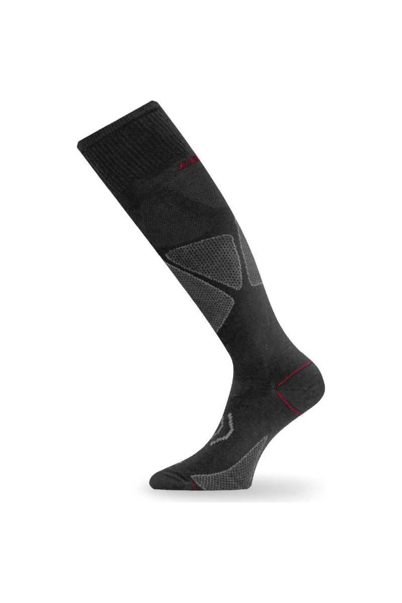 Lasting SWL 903 čierna merino podkolienky Veľkosť: (46-49) XL