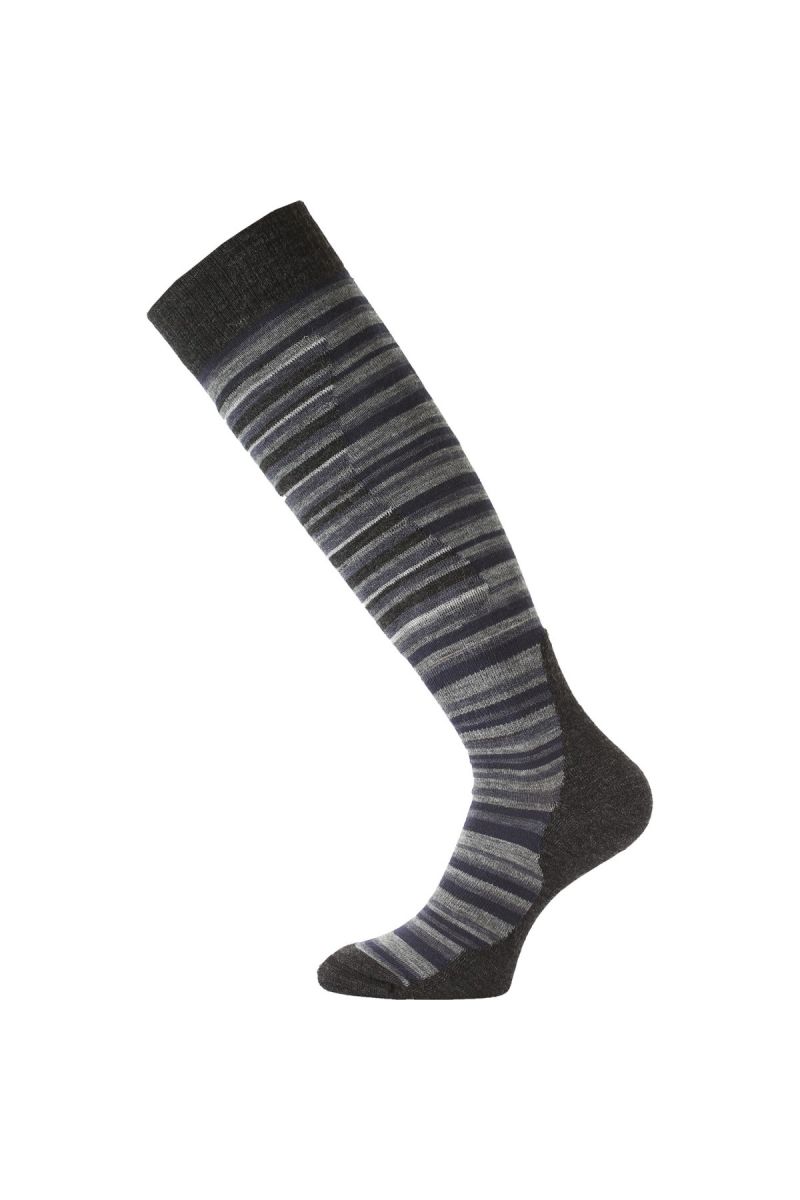 Lasting SWP 805 modré vlnené lyžiarske podkolienky Veľkosť: (34-37) S