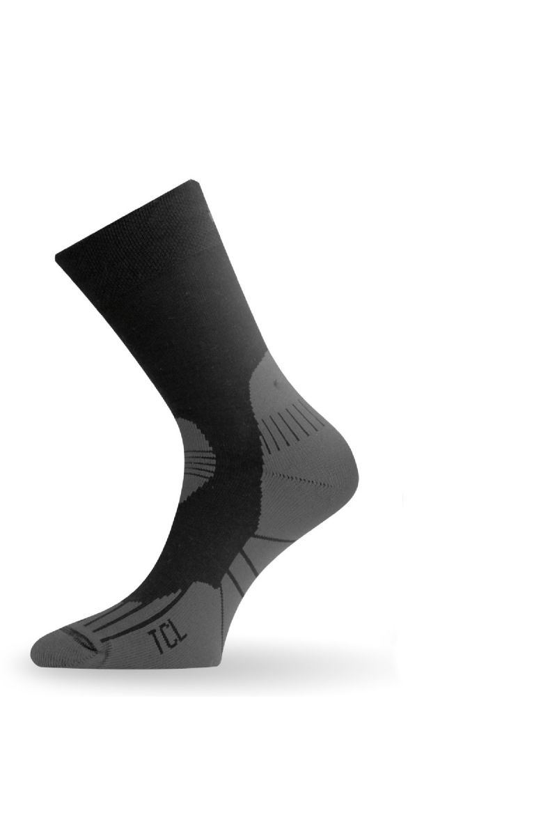 Lasting TCL 908 čierna trekingová ponožka Veľkosť: (42-45) L ponožky